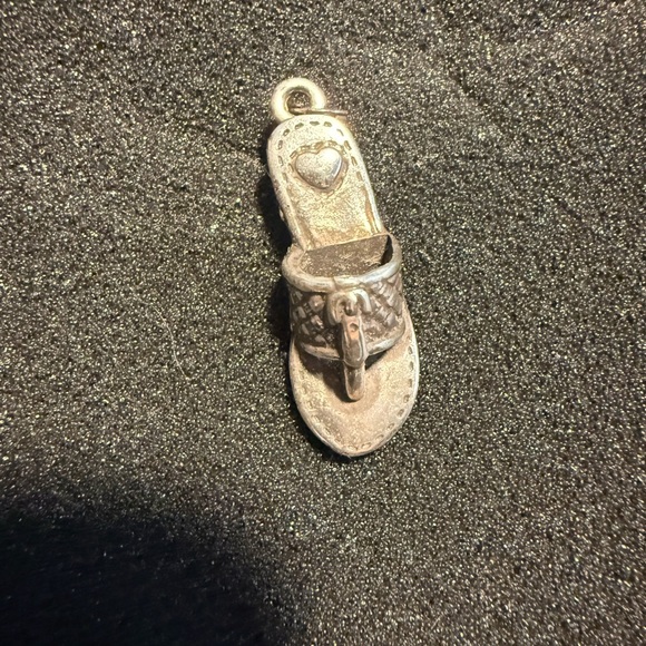 Brighton Silver Sandal Charm - Picture 1 of 3
